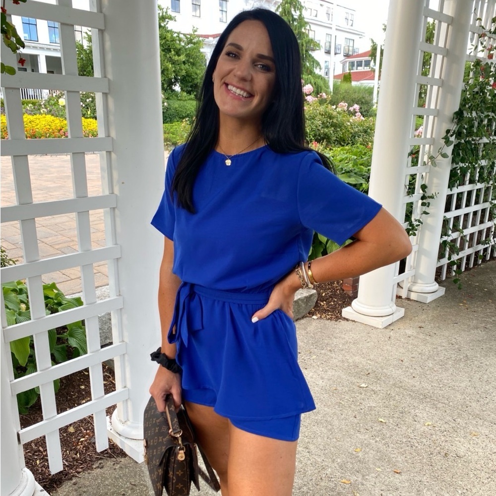 Suzie Sweet Ruffled Romper - Picture 2 of 7